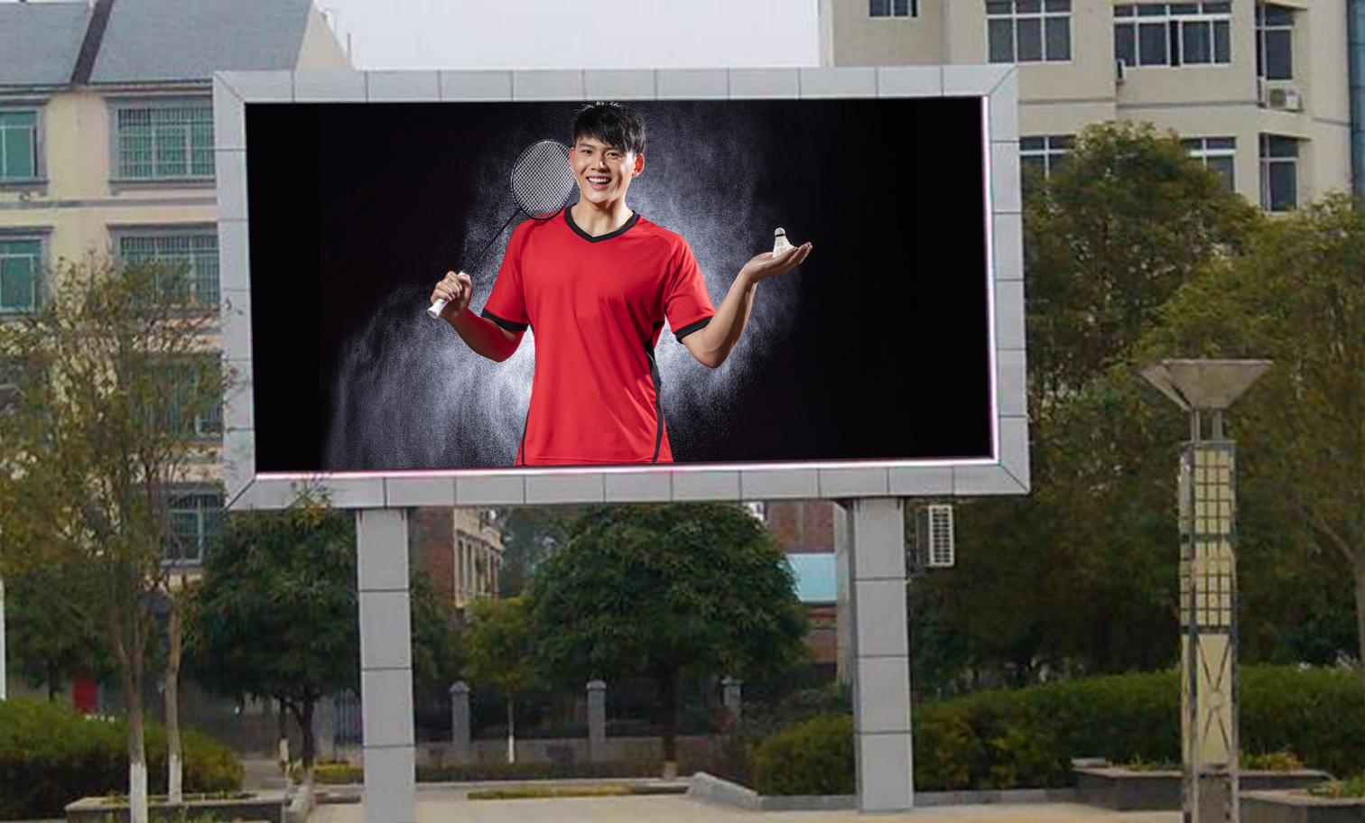 Outdoor LED display installation 12